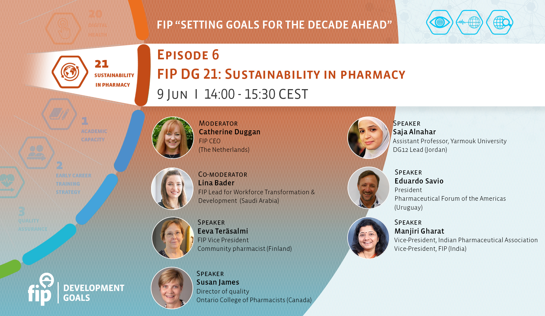 FIP “Setting goals for the decade ahead” | Episode 6 | FIP DG 21: Sustainability in pharmacy Thumbnail